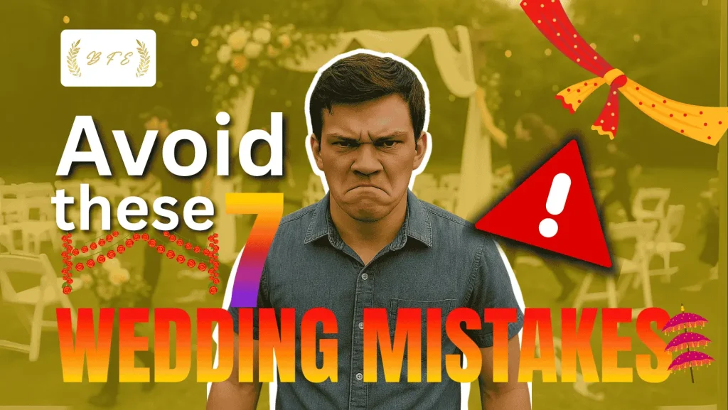 Wedding Planning mistakes