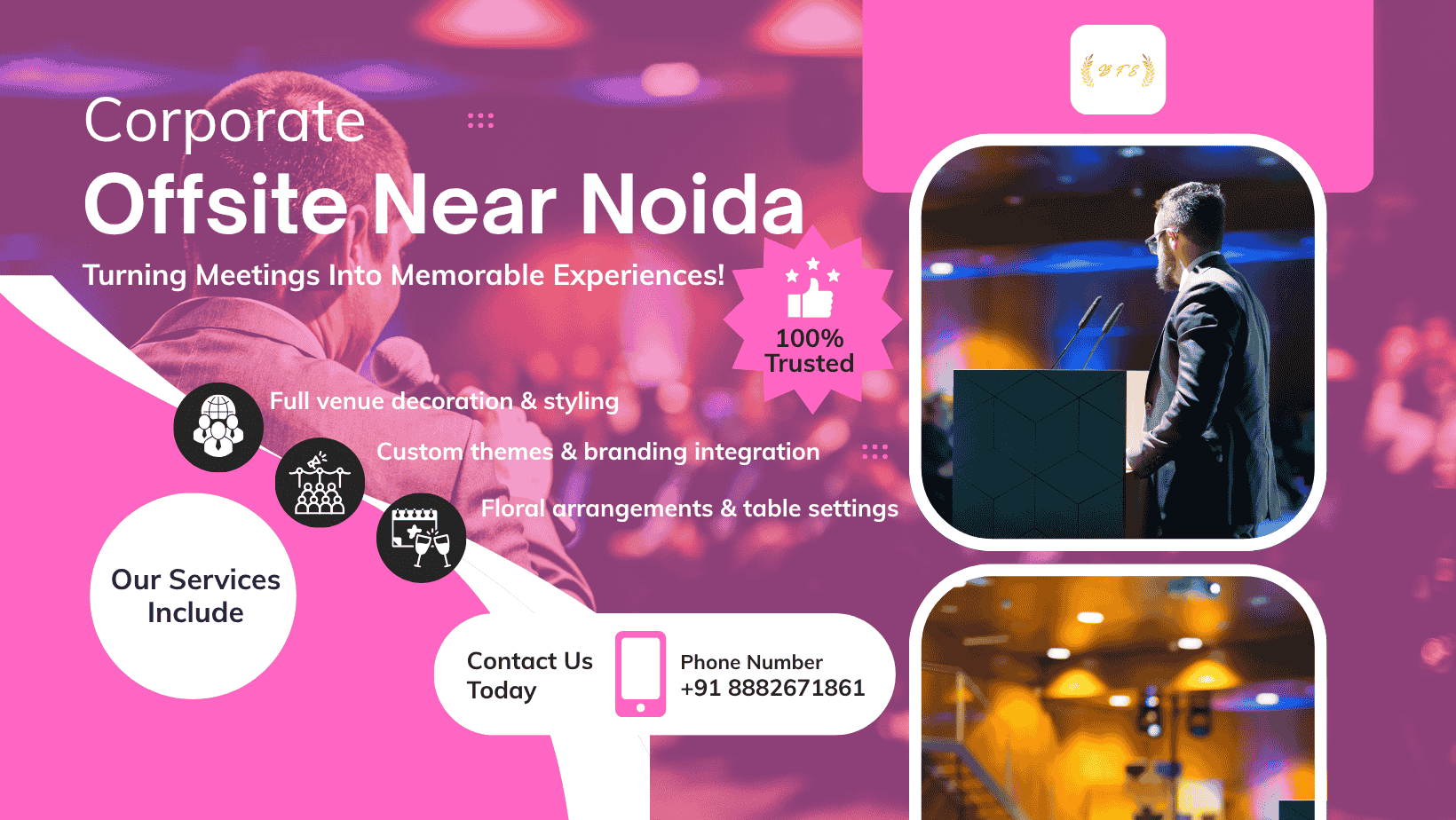 Corporate offsite near Noida with Blue Fusion Events