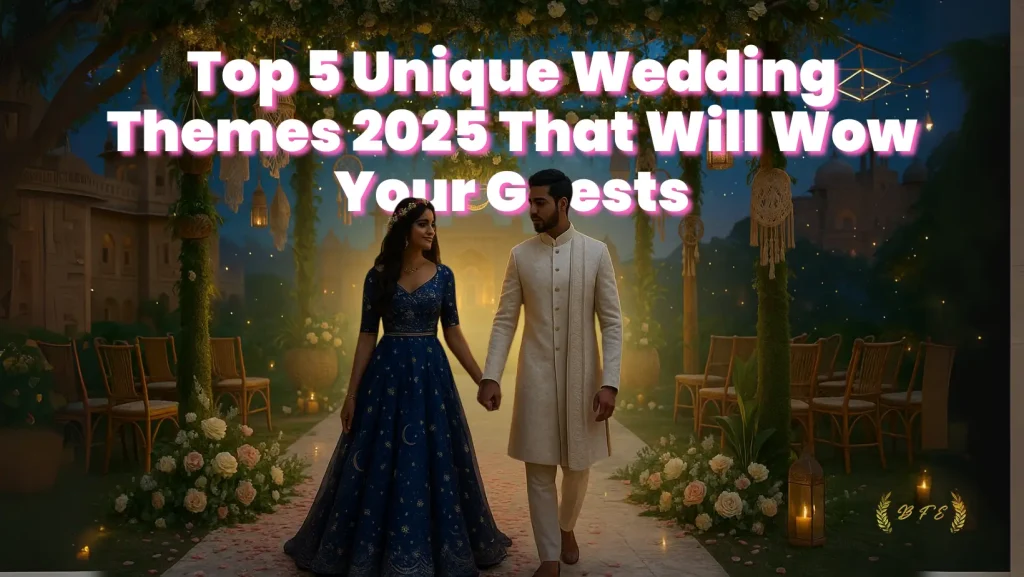 unique wedding themes 2025